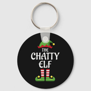 Chatty Elf Familie Matching Group Weihnachten Schlüsselanhänger
