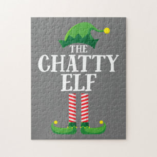 Chatty Elf Matching Family Group Weihnachts-Party
