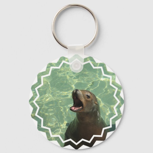 Chatty Sea Lion Schlüsselanhänger (Vorderseite)