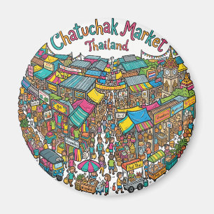 Chatuchak-Markt Thailand Magnet