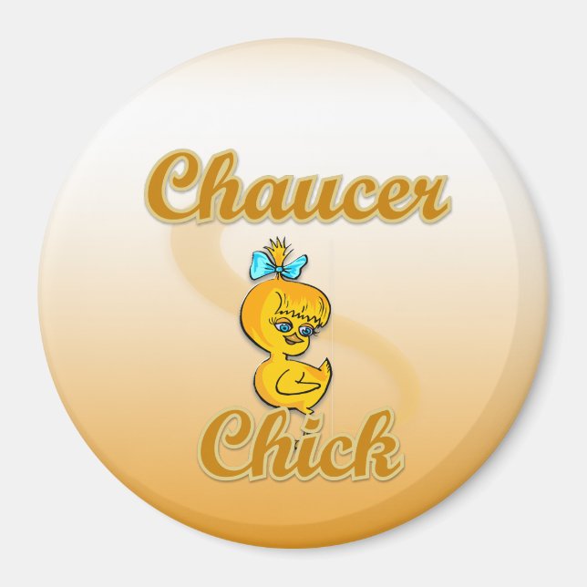 Chaucer Chick Magnet (Vorne)