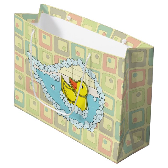 Chaucer le sac en caoutchouc de cadeau de canard (Devant Angle)
