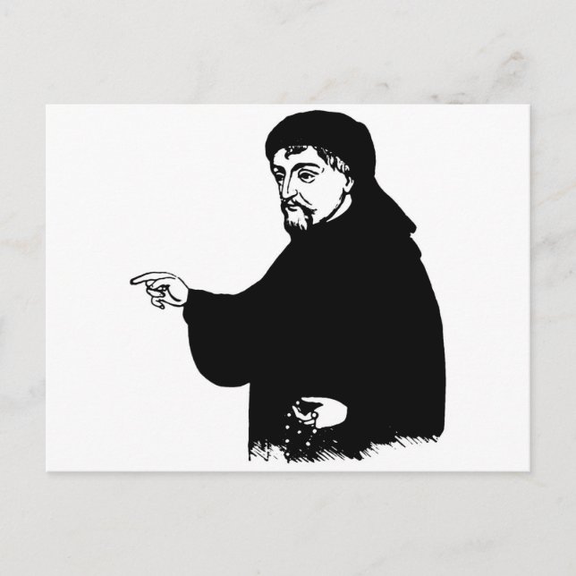 Chaucer Postkarte (Vorderseite)