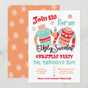 Chaud doux Noël Invitation