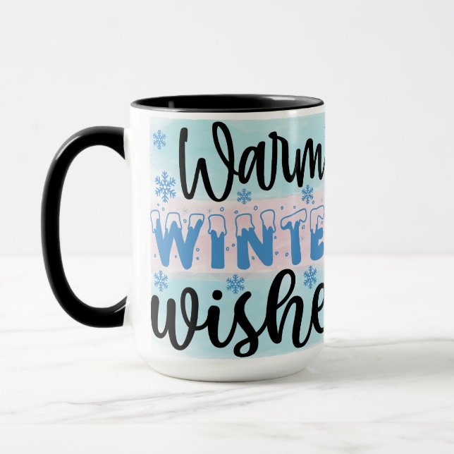 Chaud hiver veut Mug (Gauche)