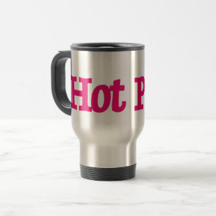 Chaud rose en acier inoxydable tasse de voyage