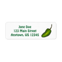 Chaud vert Jalapeno épicé poivrons Étiquettes