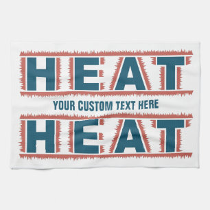 CHAUFFAGE serviette personnalisée