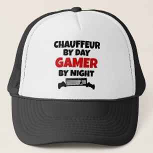 Chauffeur by Day Gamer by Night Truckerkappe