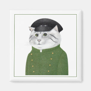 CHAUFFEUR CAT Square Magnet II