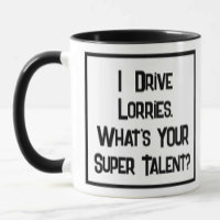 Chauffeur De Camion Super Talent. Mug à café à deu