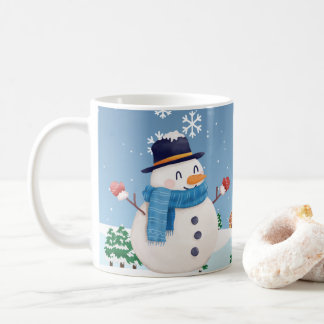 Chauffeur de neige d'hiver Mugs