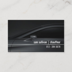 Chauffeur LimoService CarProfile Chauffeur Automot Visitenkarte