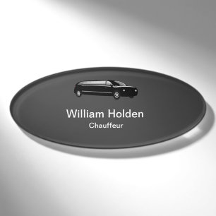 Chauffeur Namenschild