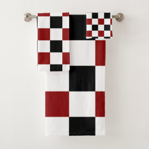 Chauffeur noir blanc rouge