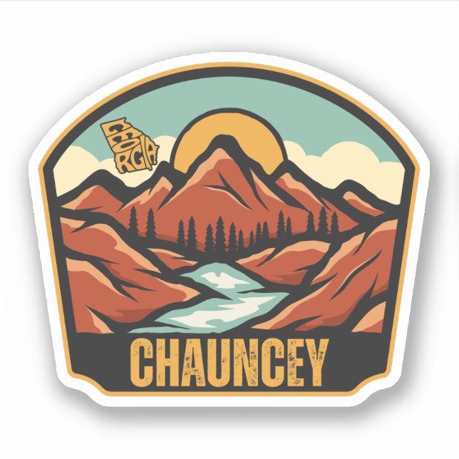 Chauncey, Georgia Aufkleber (Vorderseite)