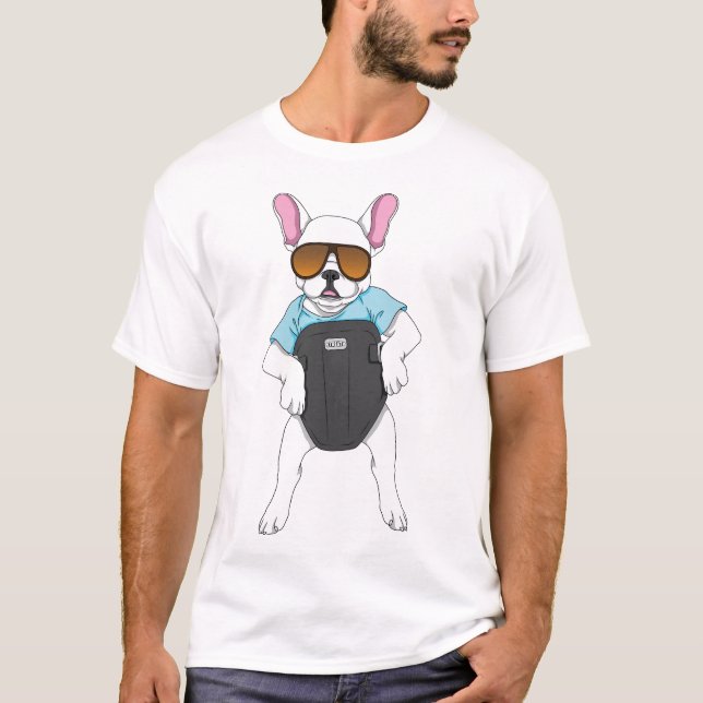 Chauncey le T-shirt de l'Bulldog français (Devant)