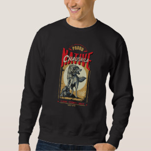 Chaushila Native American Indian Geborener Wolf-Ge Sweatshirt