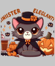 Chausie cat un Mélange Joueur de Kawaii & Hallowee