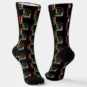 Chaussette 1865 Liberté Célébration de l'histoire noire