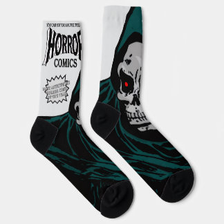 Chaussette 1960's 'HORROR Comics' Socks