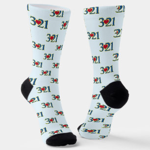 Chaussette 3-21 Journée mondiale du syndrome de Down