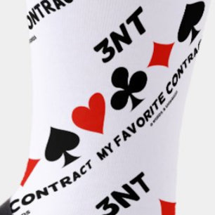 Chaussette 3NT Mon contrat favori Quatre cartes convient Brid