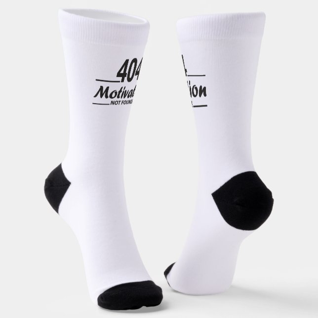 Chaussette 404. Motivation introuvable! (Angulaire)