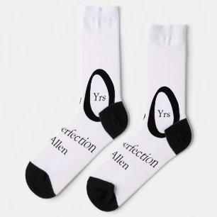 Chaussette 40 ans vieillis à la perfection nom d'anniversaire