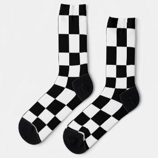 Chaussette à damiers Chaussettes d'équipage