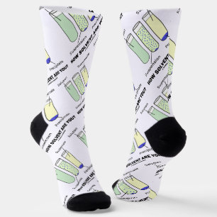 Chaussette À Quel Point Êtes-Vous Solvent ? Humour de chimie