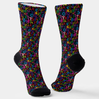 Chaussette ABC et 123 super colorés