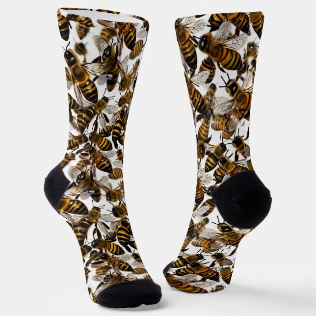 Chaussette Abeilles Jaunes (Angulaire)