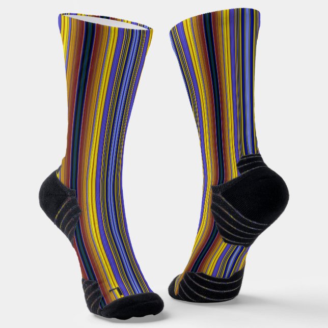 Chaussette Abstract Stripes Design 1 (Angulaire)