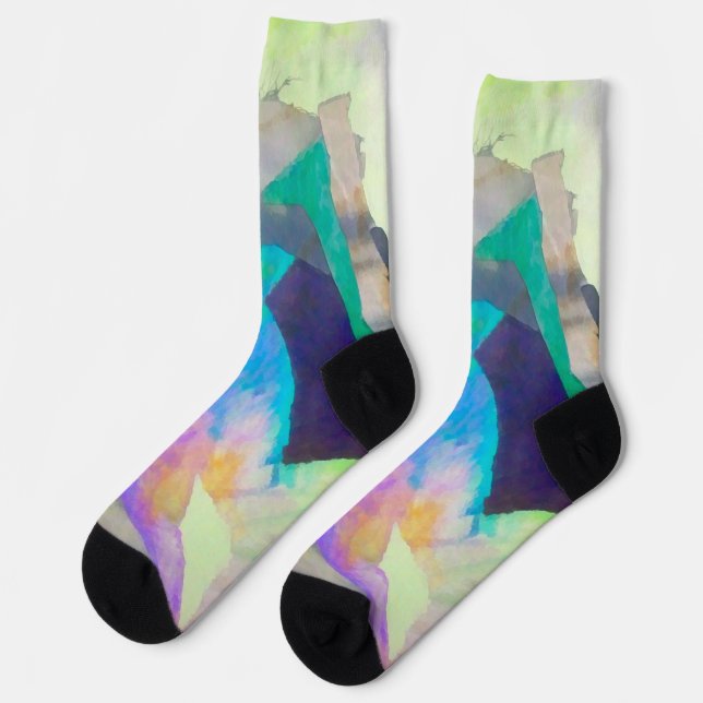 Chaussette Abstrait (Gauche)