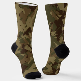 Chaussette abstrait camo