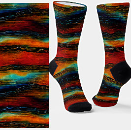 Chaussette Abstrait Hombre Stripe Sud-Ouest