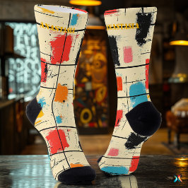 Chaussette Abstrait moderne avec design urbain