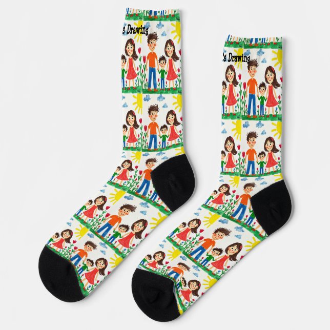 Chaussette Add your Child's Artwork to this  (Gauche)