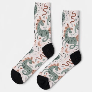Chaussette Adorable arrière - plan rose Beau motif mignon