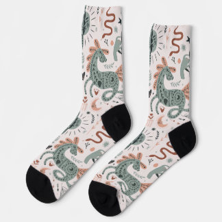 Chaussette Adorable arrière - plan rose Beau motif mignon