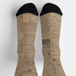Chaussette Ads of the Past, NY 1856 Crew Socks
