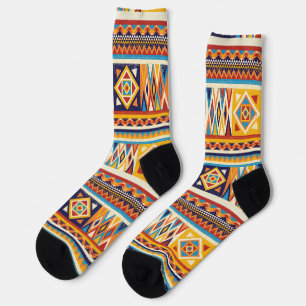 Chaussette Africa United Afro African Wax Print Afri Chausset
