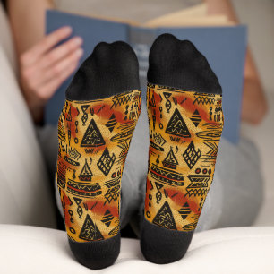 Chaussette Afrique Amhara Éthiopie Motif ethnique 7