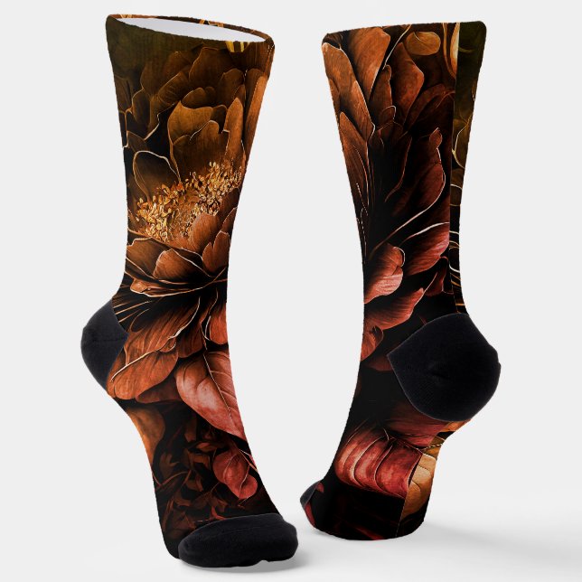Chaussette Agencement Extraordinaire Accentuation de rouille  (Angulaire)