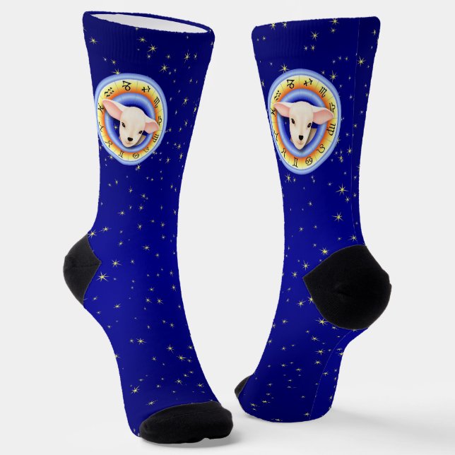 Chaussette Agneau en Roue de Zodiac (Angulaire)