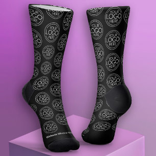 Chaussette Ajouter Votre Logo Entreprise Moderne Minimaliste