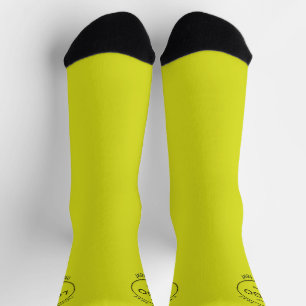 Chaussette Ajoutez le logo de votre entreprise de magasin Cit