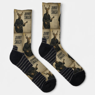 Chaussette Album Johnny Smash : une parodie
