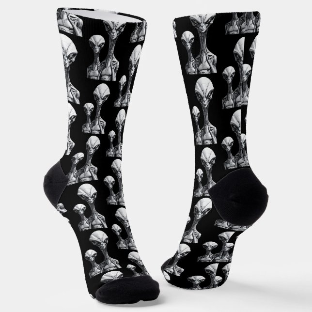 Chaussette Aliens Robots (Angulaire)